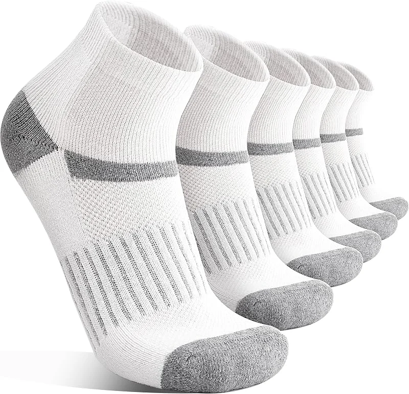 MOSEY KOSY 6 Paia di Calzini Quarter in Lana Merino Unisex Calze per Corsa Camminata Escursionismo e Lavoro Caldi e Spessi Traspiranti e a Compressione — Abbigliamento riscaldato