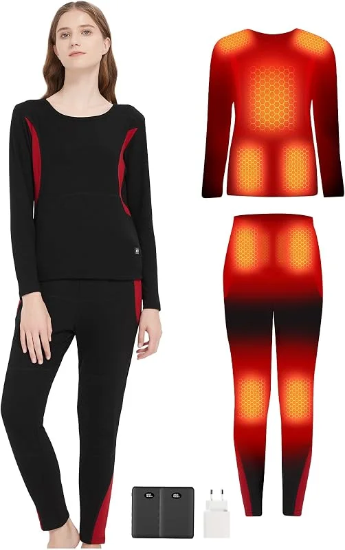 CYCYHEAT Biancheria Intima Riscaldabile Uomo Donna, Termica Elettrica — Abbigliamento riscaldato