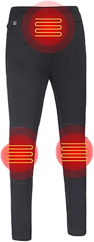 Biancheria Intima Termica Riscaldante Elettrico USB Intimo Termico Funzionale da Donna Pantaloni con 3-Temperatura per Il Freddo All'aperto, Sci, Ciclismo — Abbigliamento riscaldato