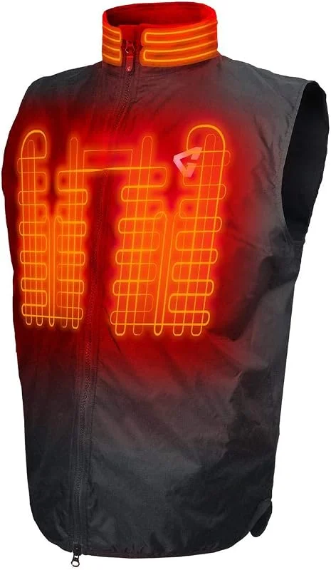 Gerbing Gilet riscaldato da uomo, 12 V, nero, taglia 3XL — Abbigliamento riscaldato