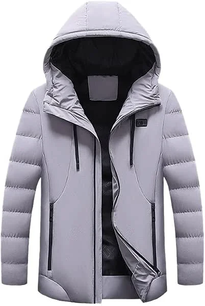 Giacca riscaldata Hardshell Smart 11 da uomo, giacca invernale con controllo intelligente del calore, materiale esterno impermeabile — Abbigliamento riscaldato