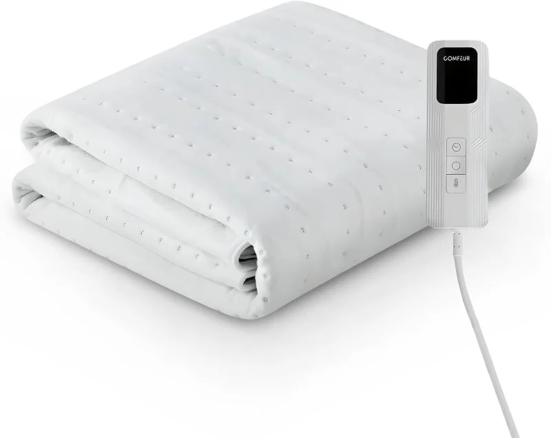 Coperta Riscaldante 190 x 80 cm – Coperta Termica a Calore Uniforme per Corpo e Piedi, 9 Livelli di Temperatura, Timer con Spegnimento Automatico, Tessuto Morbido Lavabile a Basso Consumo — Riscaldamento