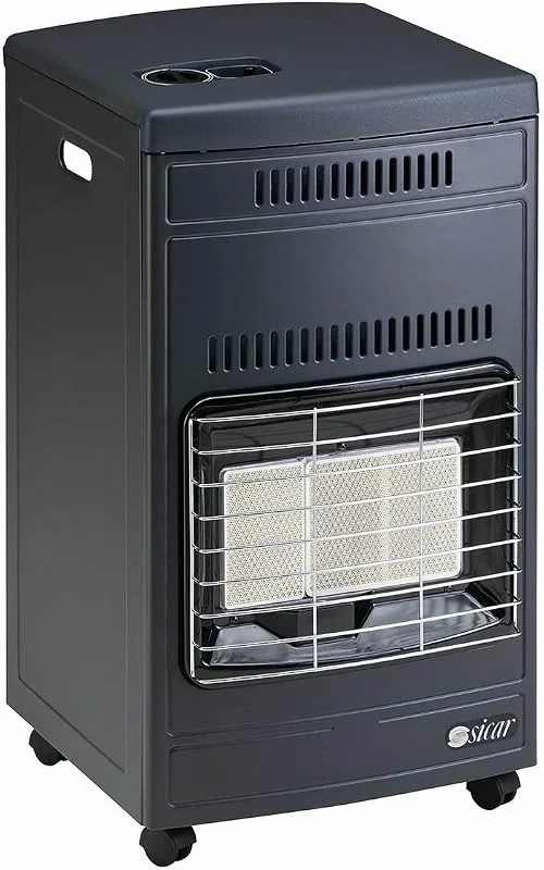 Stufa infrarossi gpl ventilata Sicar mod. Euro 92T colore grigio — Riscaldamento
