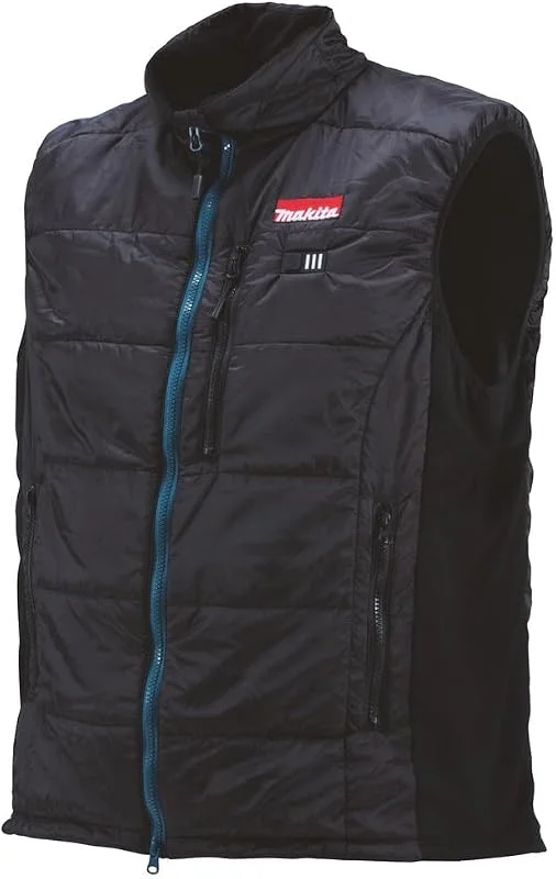 Makita CV101DZL 10.8 V Cxt riscaldato gilet – blu, senza batterie e caricabatterie — Abbigliamento riscaldato