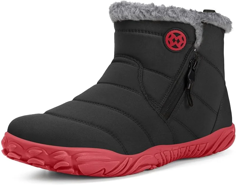Stivali Barefoot Uomo Donna Invernali Scarpe da Neve Caldo Comode Stivaletti Antiscivolo Scarponcini con Wide Tox Box — Abbigliamento riscaldato