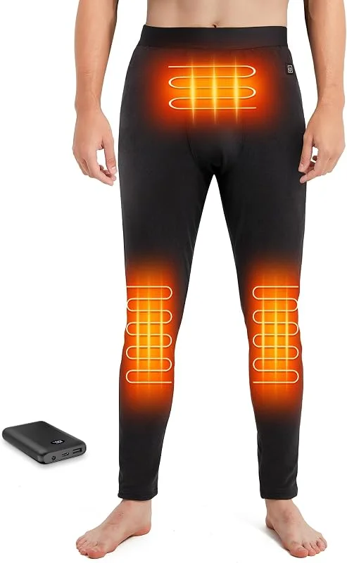 Pantaloni termici riscaldati da uomo con batteria — Abbigliamento riscaldato