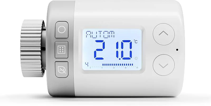 Honeywell Home Smart Radiator - Valvola termostatica, HR 35 ETRV, termostatico programmabile, regolatore digitale intelligente per riscaldamento centralizzato, colore bianco, confezione da 2