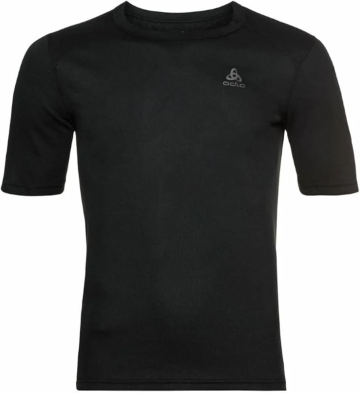 Odlo Active Warm_159112 Maglietta Termica a Maniche Corte Uomo (Pacco da 1) — Abbigliamento riscaldato