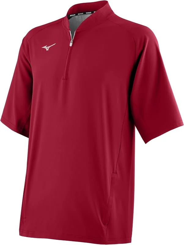 Mizuno Gametime Short Sleeve Hitting Jacket Giacca da colpire Uomo — Abbigliamento riscaldato