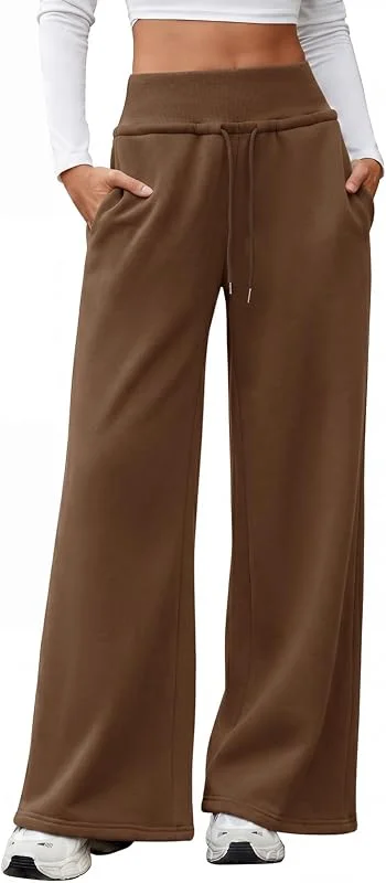 Pantaloni Tuta Donna Invernali Pantaloni Termici in Pile — Abbigliamento riscaldato
