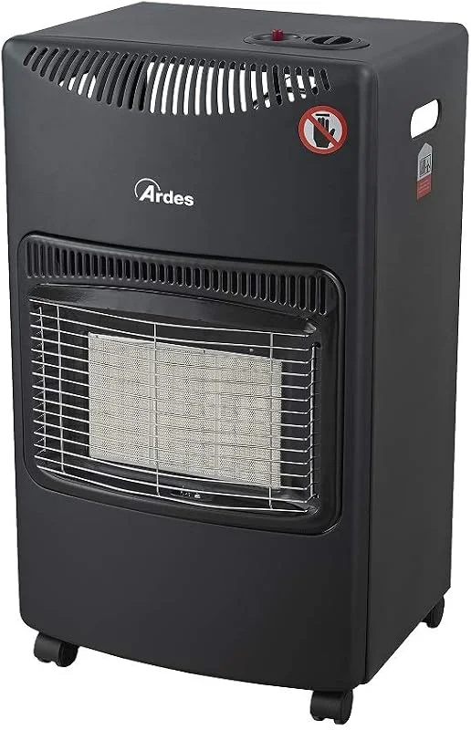 ARDES - AR382 BOXER Stufa a Gas con Bombola GPL a Infrarossi 3 Potenze - Stufa con Vano Porta Bombola, Dispositivo di Sicurezza, Controllo Fiamma e Livello Ossigeno + Kit Montaggio — Riscaldamento