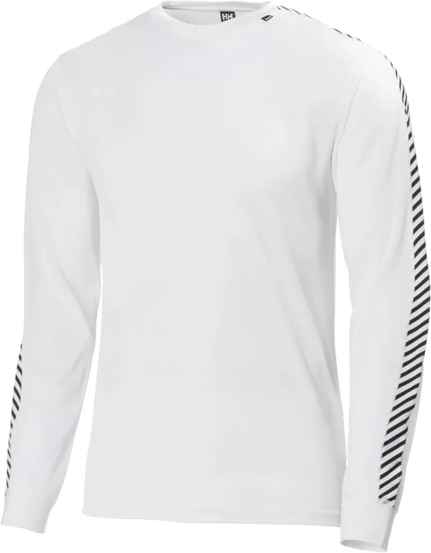 Helly Hansen Herren HH LIFA Stripe Crew Langarm Funktionsshirt — Abbigliamento riscaldato