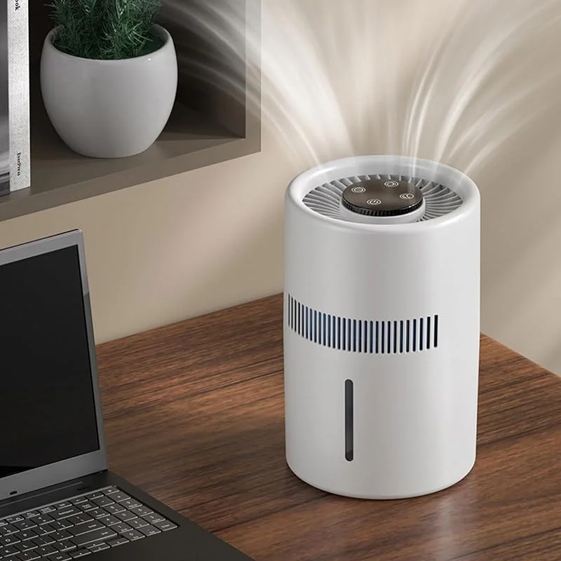 Combo per Purificatore D'Aria e Umidificatore Tutto in per la Camera da Letto, 4L Silenziosa 2 in 1 Umidificatore e Purificatore Aria Intelligente per Casa, Uffici e Camere da