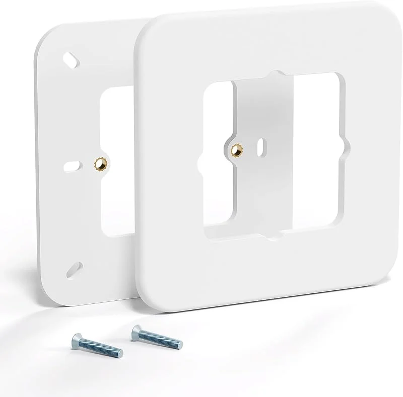 Meross Placche a Parete per Scatola 503, Placche per Interruttori Compatibile con Meross Termostato WiFi, Copri Cassetta per Scatola 503 Contiene Due Placco e Viti, 12CM×12CM — Riscaldamento