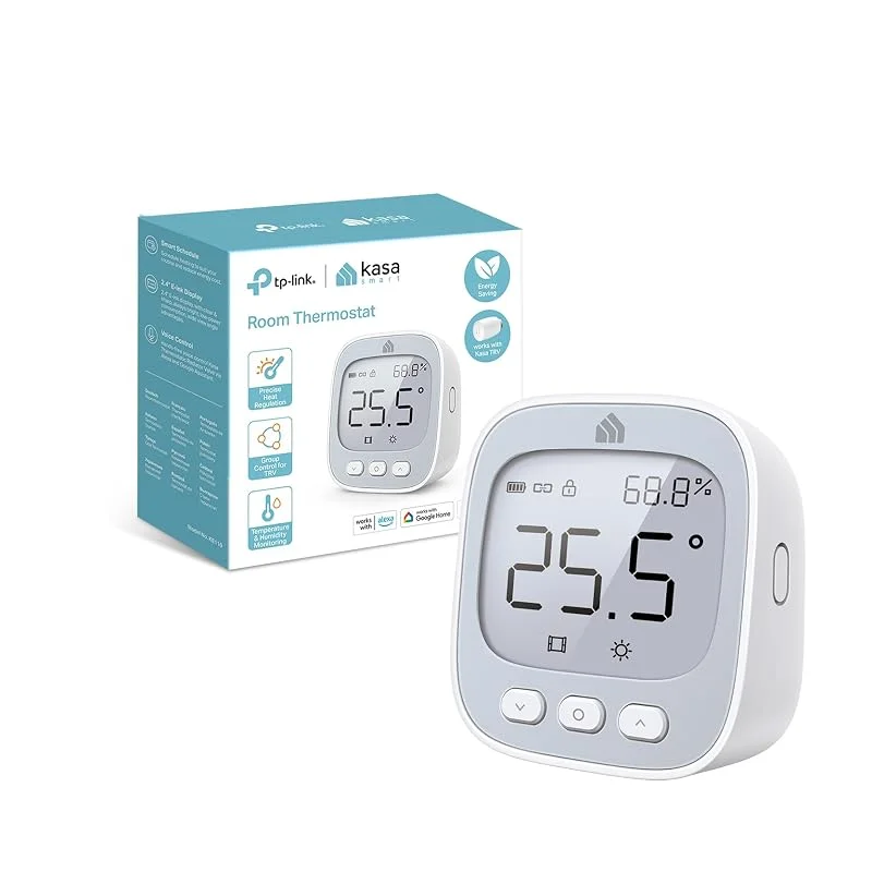 TP-Link Room Thermostat, Digitales Thermostat, Room, Wlan, 922 Mhz, Wei?, Tasten — Riscaldamento