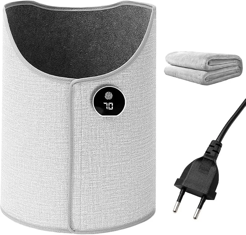 Scalda Gambe Elettrico, HOVCEH Scaldapiedi Elettrico Pieghevole con Coperta — Riscaldamento