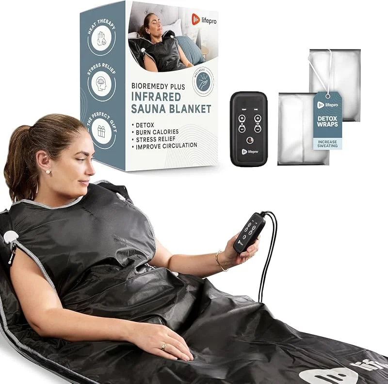 Lifepro BioRemedy Plus Coperta Sauna Infrarossi Lontani Portatile 30–70°C — Riscaldamento