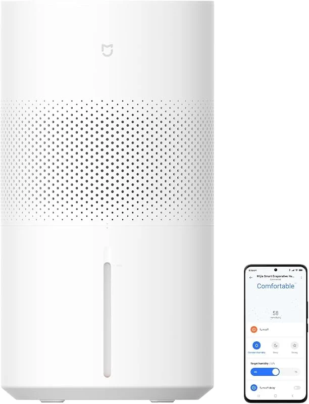Xiaomi Smart Evaporative Humidifier Pro, Umidificatore 600mL, h