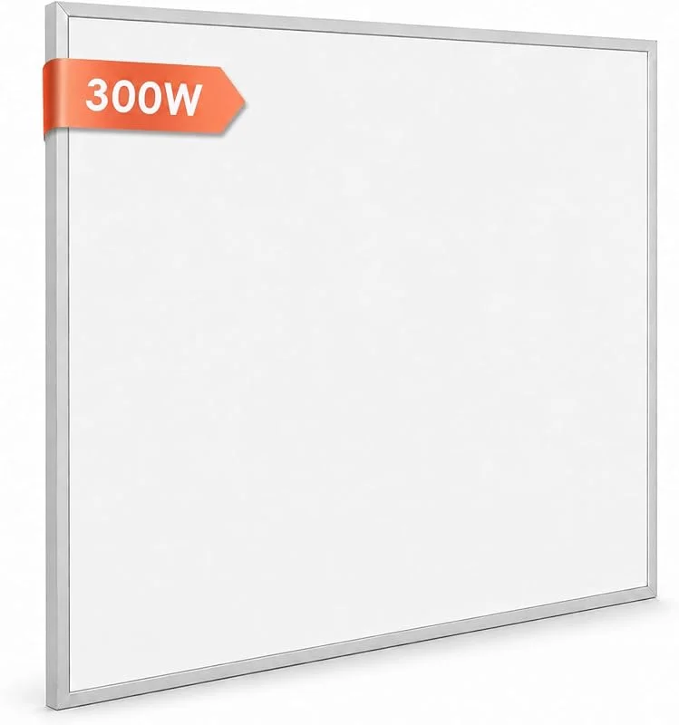 Pannello Radiante Infrarossi 300W, Stufetta Elettrica da Bagno — Riscaldamento