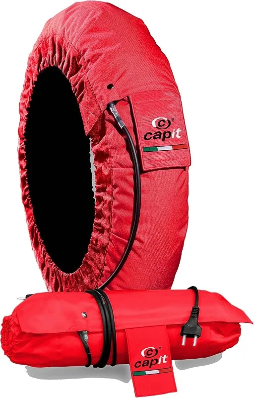 Termocoperte Capit Suprema Spina M, XL EU (120, 17'' anteriori e da 180, 60-17'' a 200-205, 55-17'' posteriori) (Rosse) — Riscaldamento