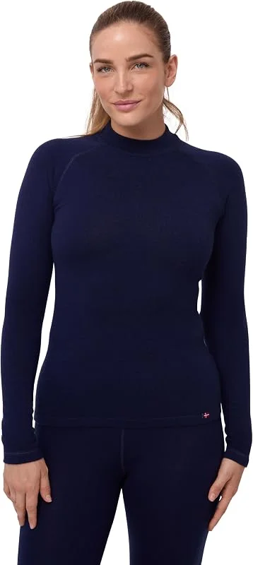 DANISH ENDURANCE Maglia Termica Donna in Lana Merino, Freddo Estremo — Abbigliamento riscaldato