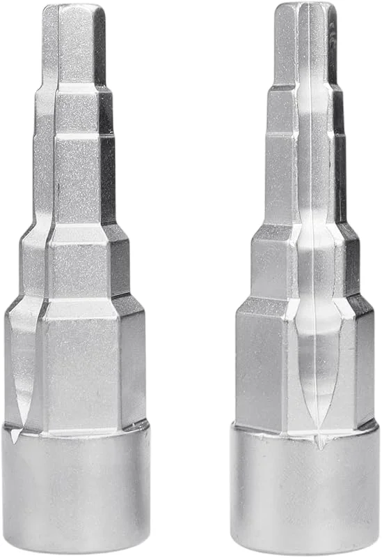 2 Pezzi Chiave a Gradini Universale 1, 2" – 5 Livelli (10-21 mm), Ideal per Riscaldamento, Idraulico & Fai da Te, Svita Radiatori