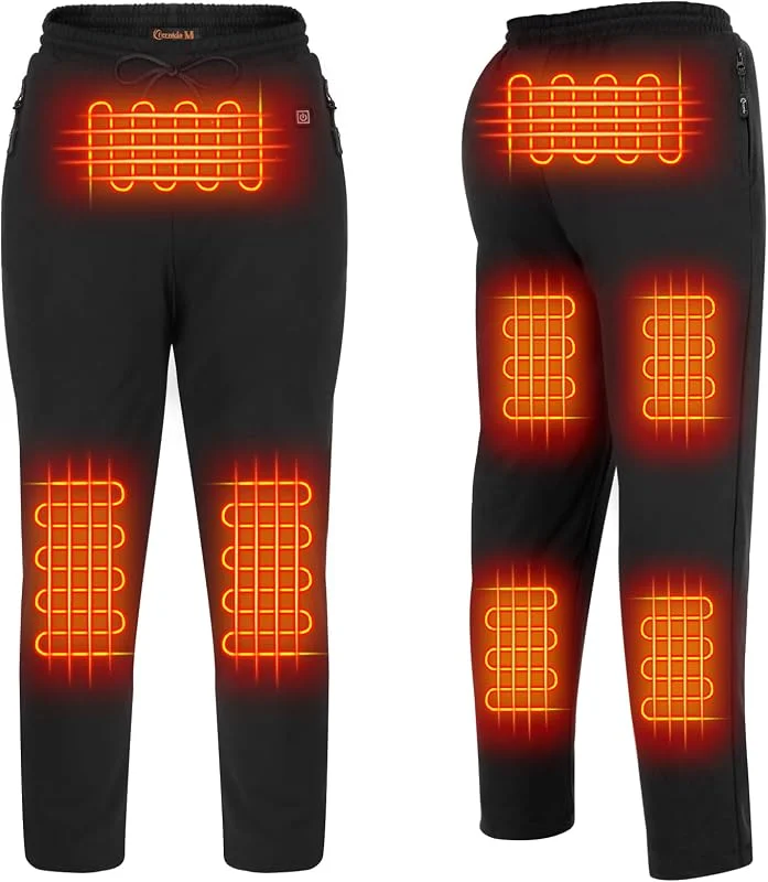 FERNIDA Pantaloni riscaldati per uomo e donna, 8 zone di riscaldamento — Abbigliamento riscaldato