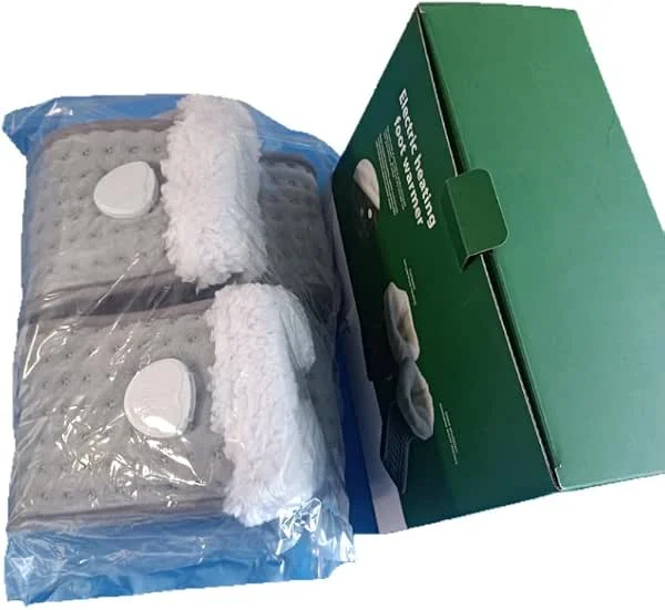 Scaldapiedi elettrico con 6 livelli di temperatura, fodera morbida — Riscaldamento