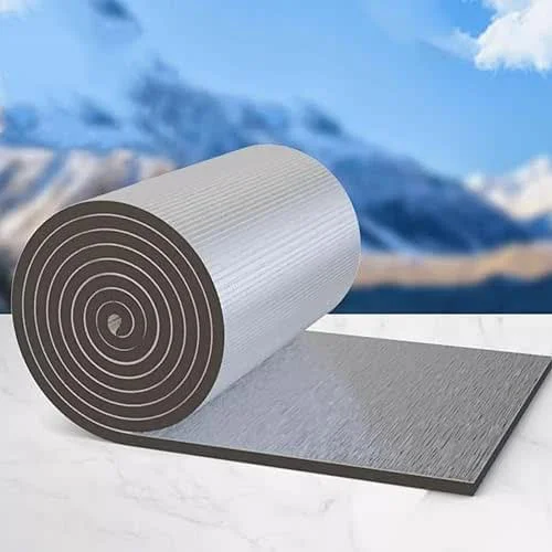 Pannello Isolante a barriera radiante, Autoadesivo, in Alluminio, Acustico, per pareti, tetti, soffitte, Tubi per Auto, Riduce la Perdita di Calore, Facile da Tagliare, 1 x 8 m, 3, 3 x 26, 2 pi — Casa e cucina