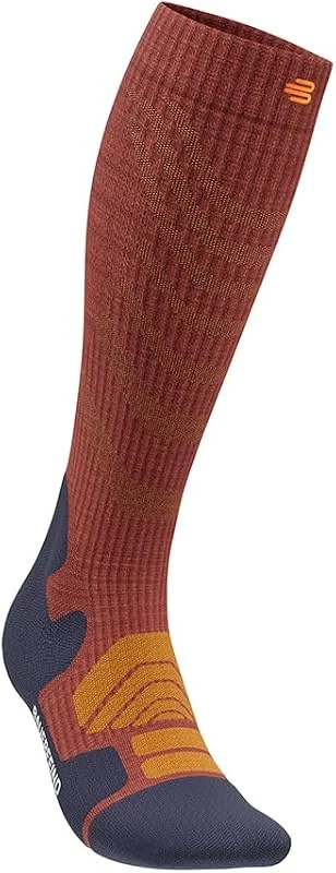 BAUERFEIND Calzini da trekking "Outdoor Merino Compression Socks" per attività all'aria aperta come escursioni (trekking, hiking), 1 paio di calzini sportivi in lana (merino) — Abbigliamento riscaldato