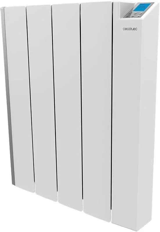 Cecotec Radiatore elettrico ReadyWarm 4000 Termico in ceramica collegata. 4 elementi, 1000 W, alluminio pressofuso, controllo Wifi, 4 modalità, timer, IPX4, 12 m2 05816 — Riscaldamento