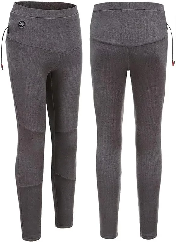 Pantaloni riscaldati da Donna, Leggings riscaldanti elettrici, Pantaloni per Campeggio, Escursionismo, Motociclismo — Abbigliamento riscaldato