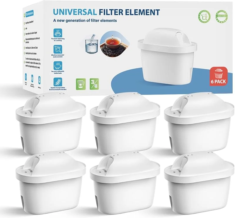 Cartucce Filtro Dell'acqua Compatibili con Brita Marella Bollitore, Ricambio per Brita Maxtra+ Plus, Maxtra Pro All-in-1 Filtro (6) — Umidificatore