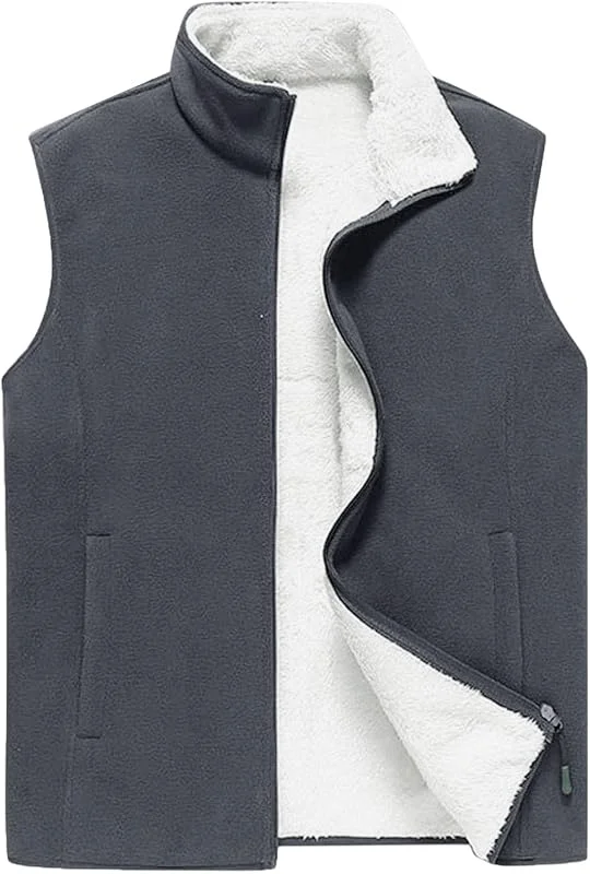 Gilet Uomo Lavoro Invernali Caldo Antivento Senza Maniche Giacca Softshell Leggera Elegante Smanicato Giubbino Senza Cappuccio Casual Riscaldato Cappotto Cotone Trapuntato Piumino Corto Taglie Forti — Abbigliamento riscaldato
