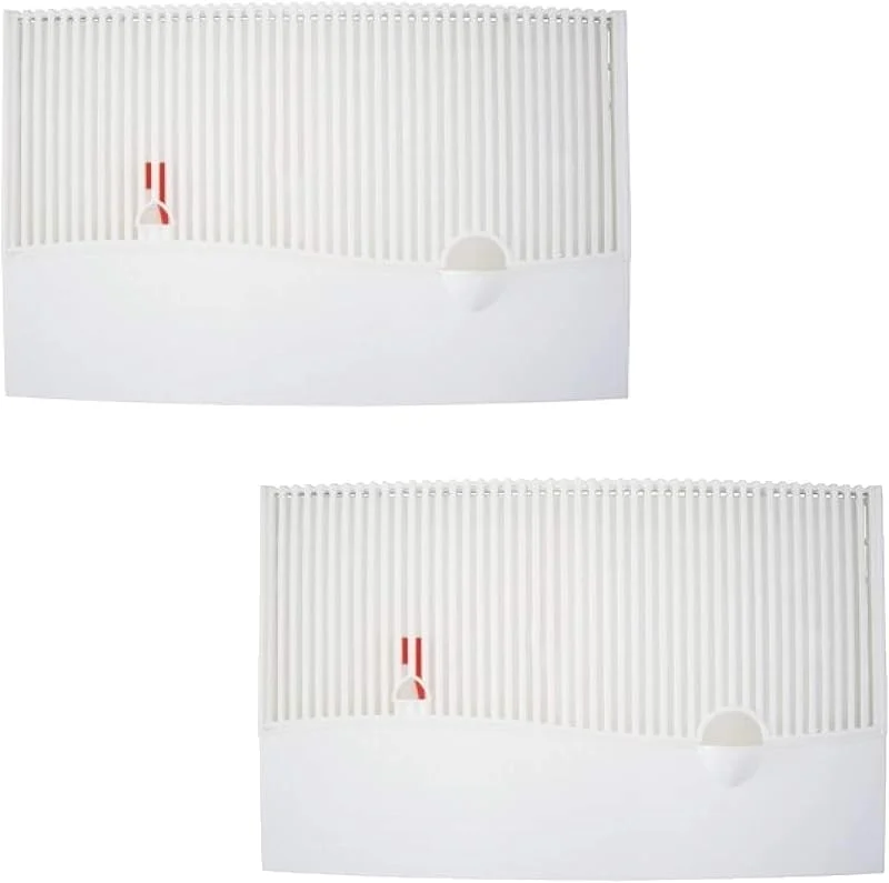 Metrox - Umidificatore con indicatore del livello dell'acqua, set da 2 per il fissaggio al radiatore + 12 inserti in tessuto non tessuto, per ambienti fino a 40 m², evaporatore, diffusore a1650