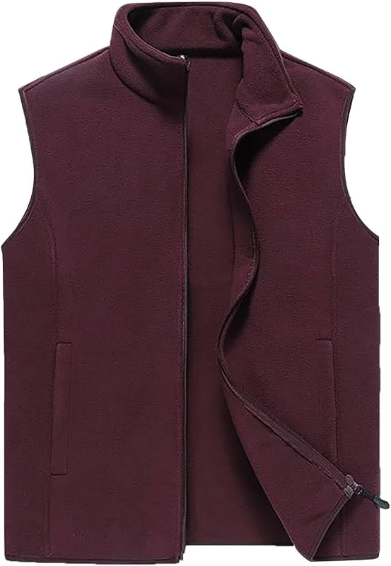 Gilet Uomo Lavoro Invernale Caldo Antivento Senza Maniche Giubbino Casual Taglie Forti Smanicato Cappotto Senza Cappuccio Leggera con Zip Giacca Softshell Corto Da Lavoro Giubbotto Trekking Riscaldato — Abbigliamento riscaldato