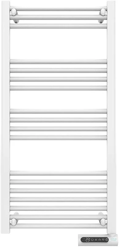 Cecotec Scaldasalviette riscaldatore a risparmio energetico pronto caldo 9200 Smart Towel bianco. 750 W, display LED, touch control, timer, 3 modalità, sistemi di sicurezza — Riscaldamento
