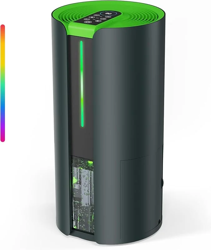 16L, 24H Deumidificatore Portatile - 3-in-1 Dehumidifier, Purifica, Asciuga