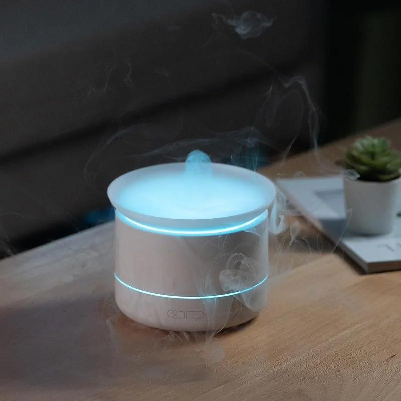 Eiifiter Diffusore di oli essenziali da 200 ml, diffusore silenzioso per aromaterapia per oli essenziali, umidificatore ad ultrasuoni a nebbia fredda, 7 colori luce per camera da letto, casa, ufficio