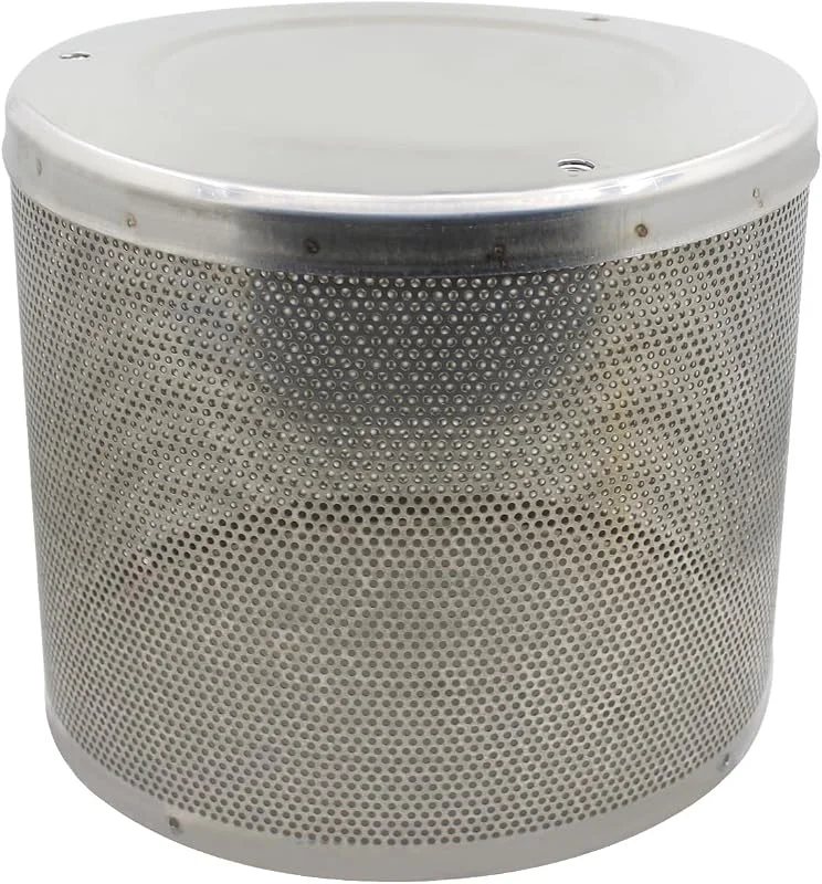 Rete metallica per riscaldatore a gas per esterni stufe a pellet per esterni patio giardino stufa fungo copertura griglia riscaldatore infrarossi esterno (Argento, 260mm) — Riscaldamento