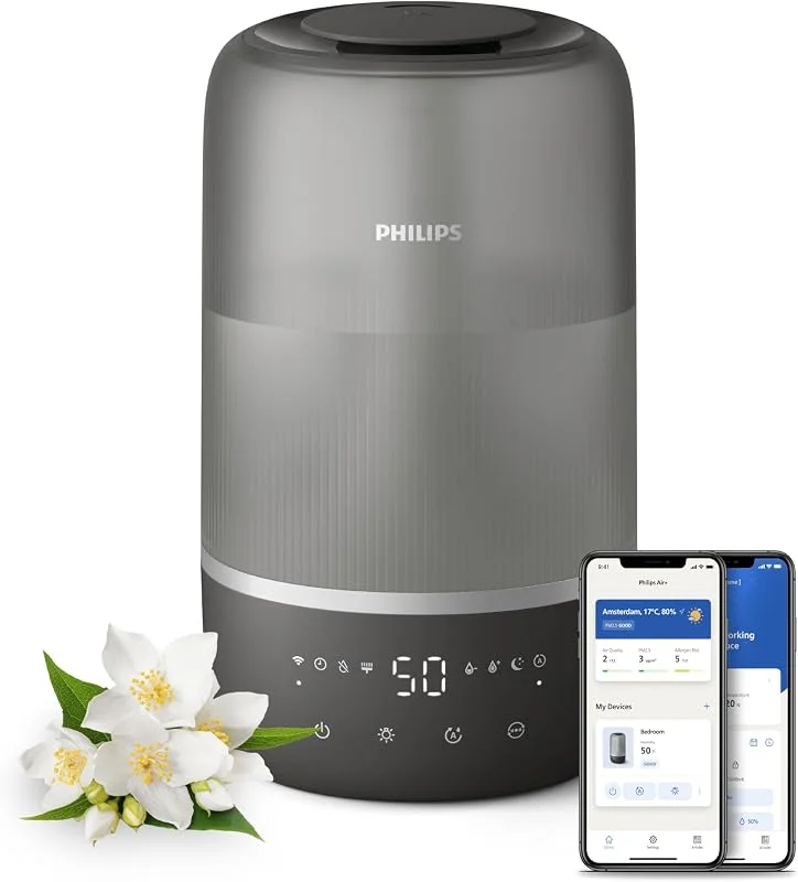 Philips Umidificatore Ambiente 1000, compatto, 275 ml, h, 41 m², 19 dB* — Casa e cucina