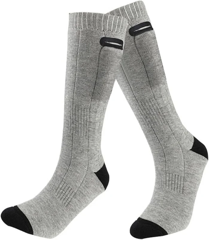 Calza riscaldata per uomo e donna, riscaldata elettrica, ricaricabile, con 3 livelli di riscaldamento, scaldapiedi — Abbigliamento riscaldato