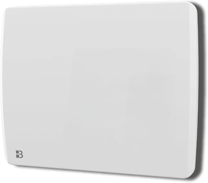 BESTHERM - Radiatore elettrico fisso a inerzia secca ceramica 1000W Bestherm ARIA orizzontale bianco — Riscaldamento