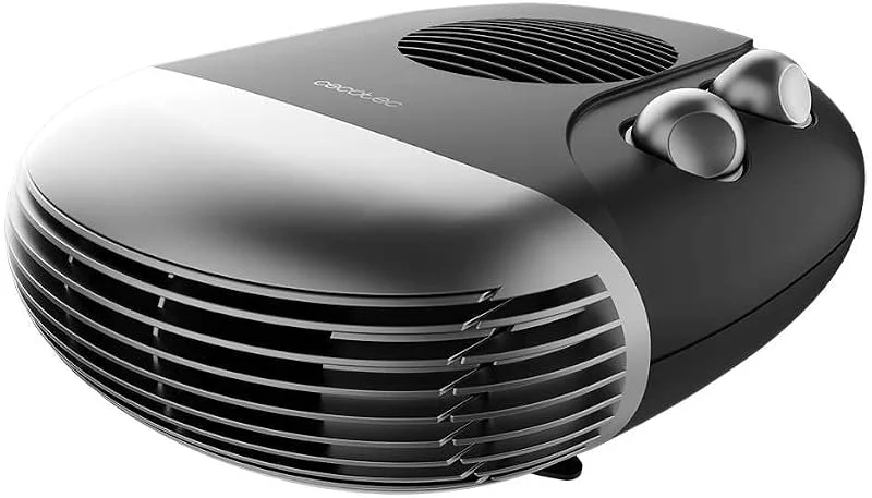 Cecotec Stufetta Elettrica Termoventilatore ReadyWarm Horizon. 2000 W, Basso Consumo Energetico, 2 Livelli di Potenza, 3 Modalità, Compatto, Portatile, Ideale per Casa e Ufficio, Stabile, Nero — Riscaldamento