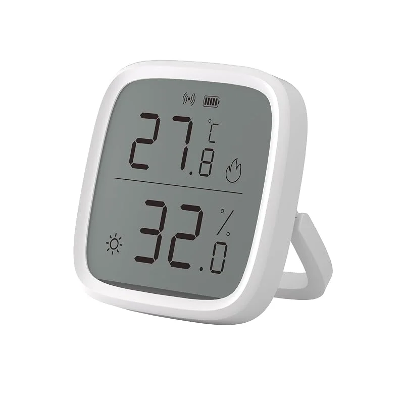SONOFF SNZB-02D Mini sensore di temperatura e umidità ZigBee, termometro igrometro per interni, display LCD, compatibile con Alexa, Google Home — Riscaldamento