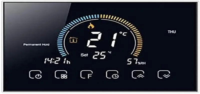 T-storm Termostato Smart Wi-Fi per riscaldamento - contatto pulito - con display LCD a colori adatto a scatola 503 - compatibile con Alexa e Google Home e IFTTT - aggiornamento firmaware marzo 2021